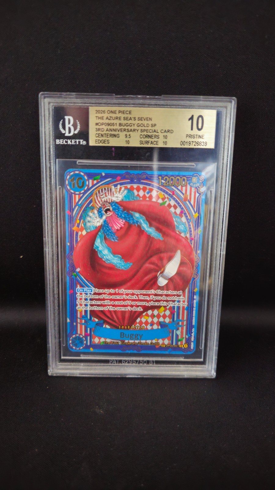 Buggy [SP Gold] OP09-051 BGS 10 – Photo 1
